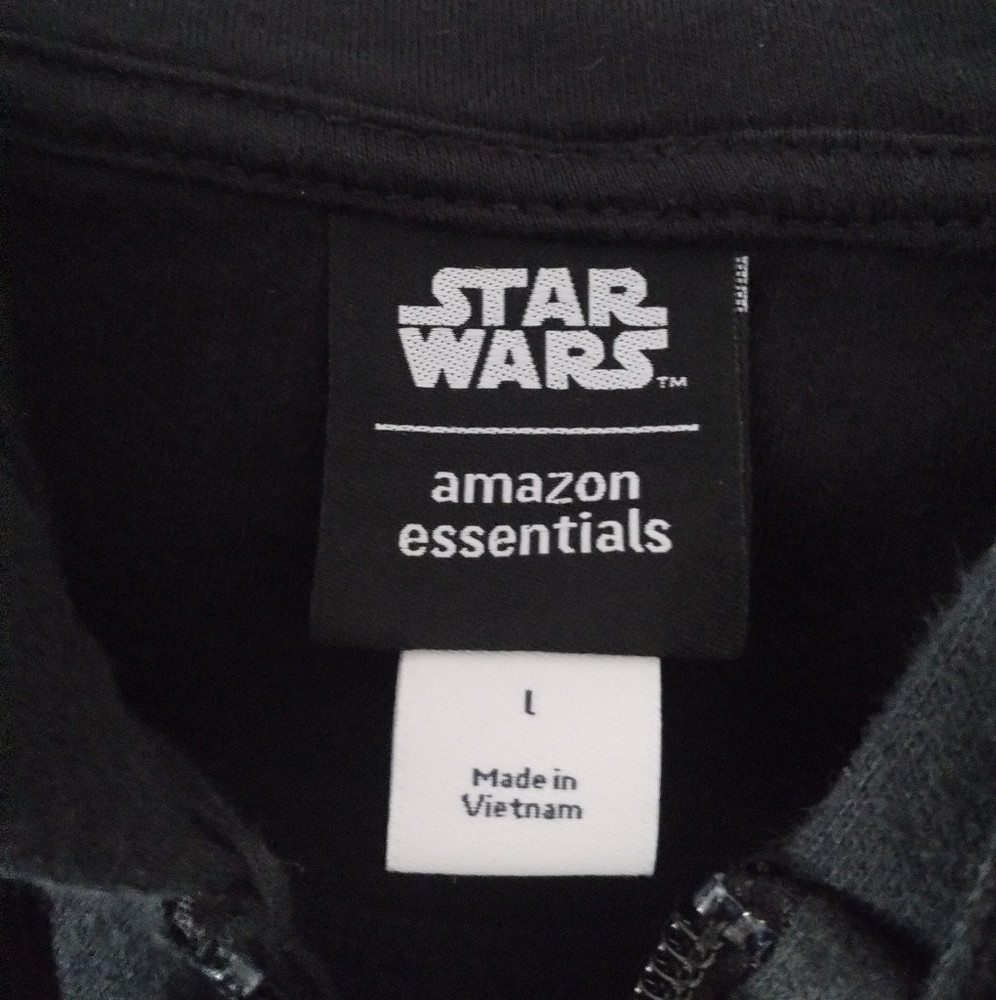 Amazon Essentials Star Wars Trooper Black Full Zi… - image 4